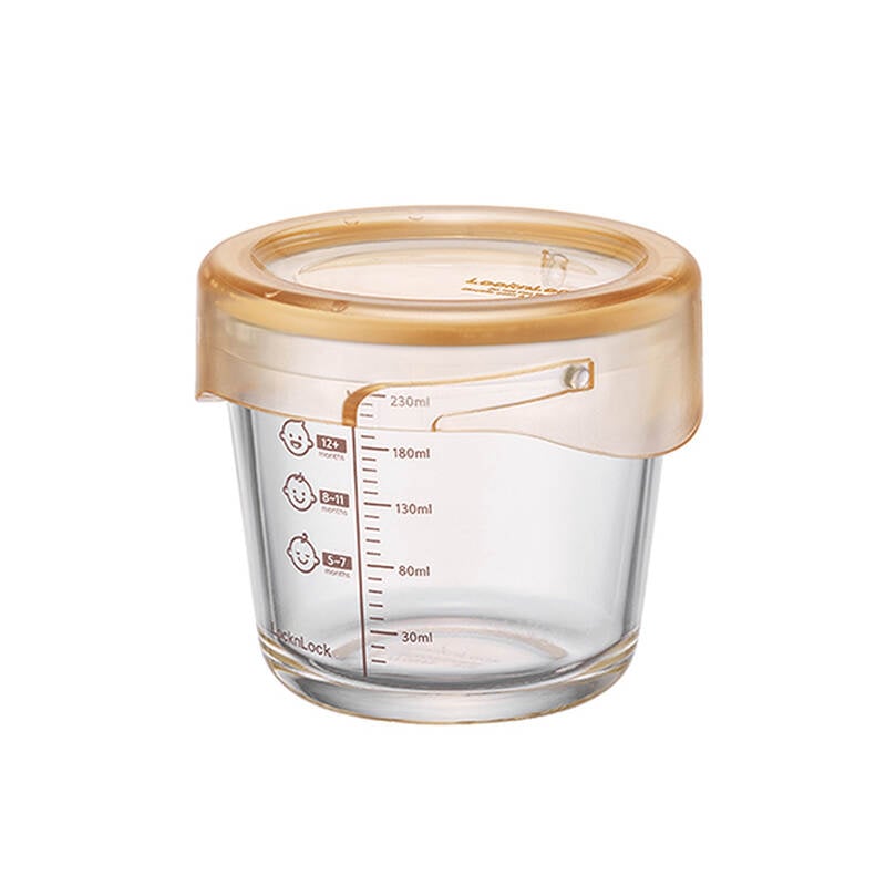 Hộp Đựng Thức Ăn Cho Bé - 280ml x 3 Set (Nắp: Màu Ngà - Tritan) - Locknlock - LLG542S3IVY, , large image number null